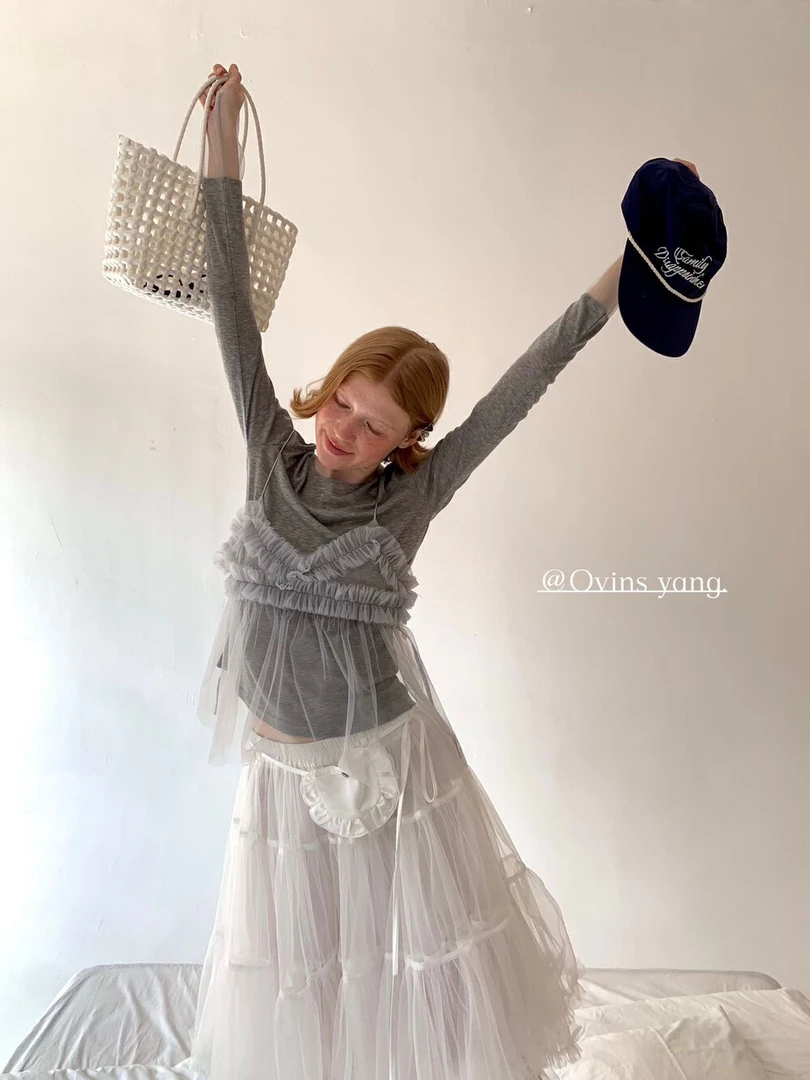 春上新!韩系假两件时尚百搭显瘦小衫