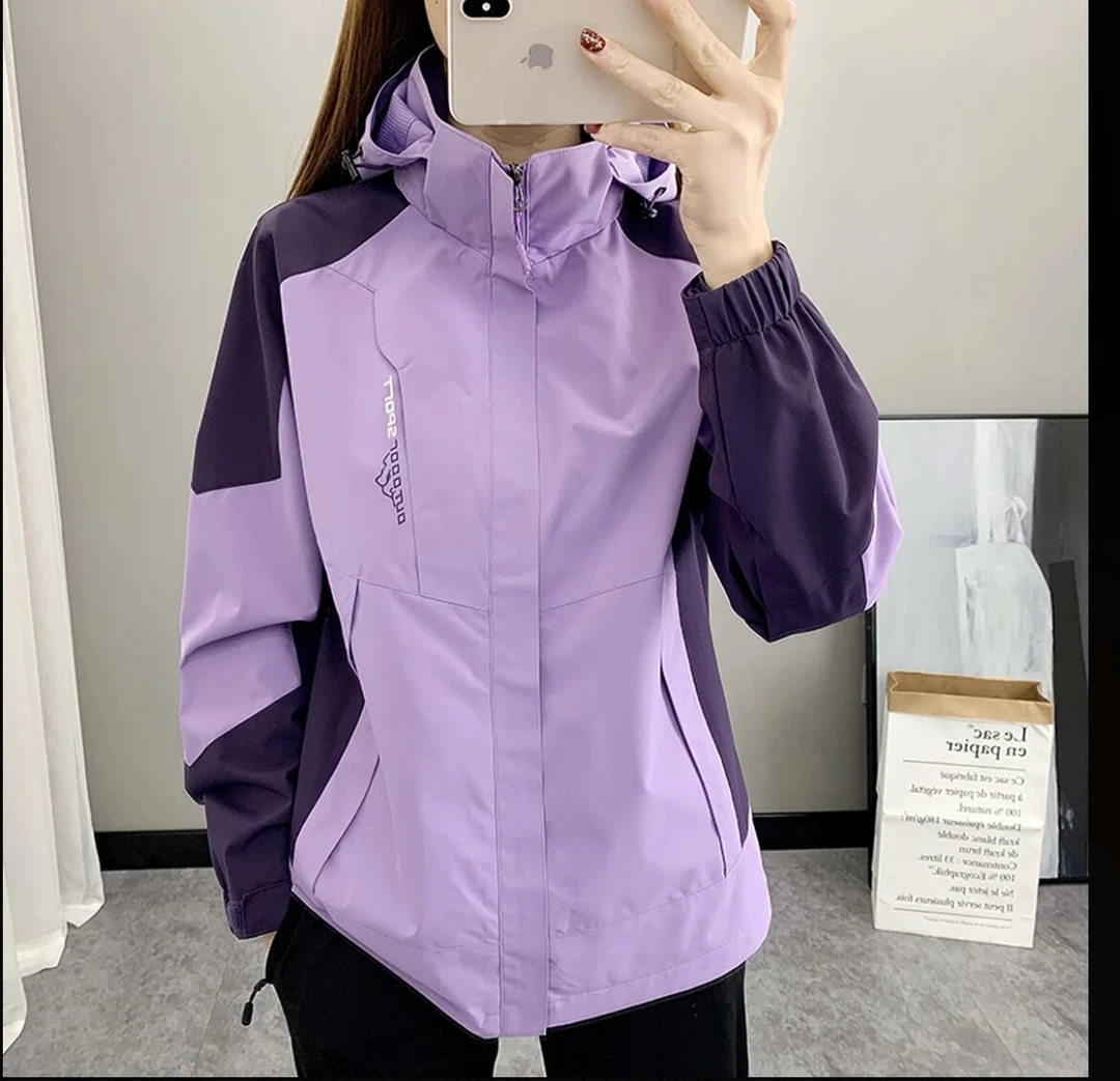 4064秋冬季男女冲锋衣登山服外套夹克潮牌户外防风防水