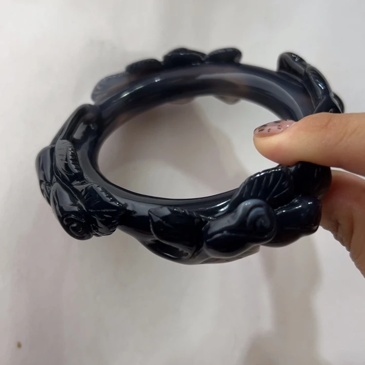 玛瑙/玉髓未镶嵌手镯