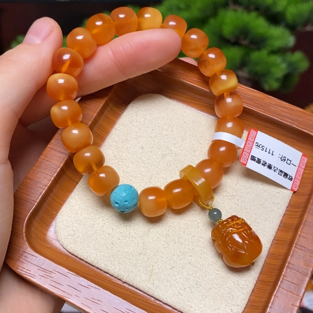 【闪购商品】手链蜜蜡未镶嵌手串