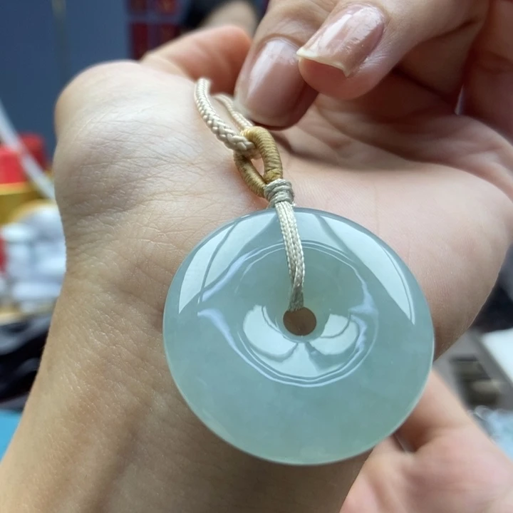 翡翠未镶嵌颈饰吊坠1