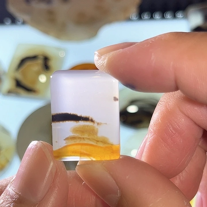 玛瑙/玉髓未镶嵌吊坠(不含链)