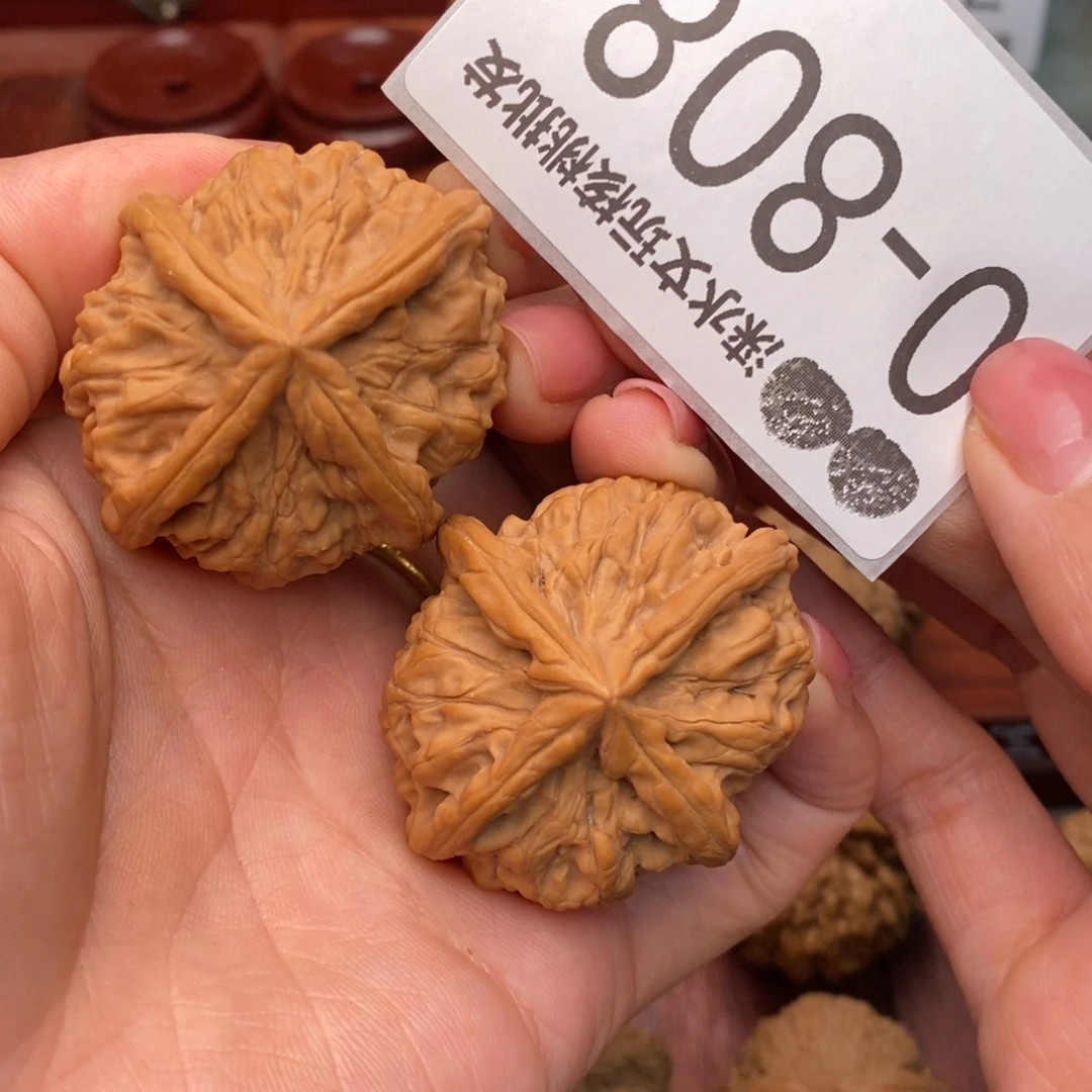 把件文玩核桃43玉玺四棱