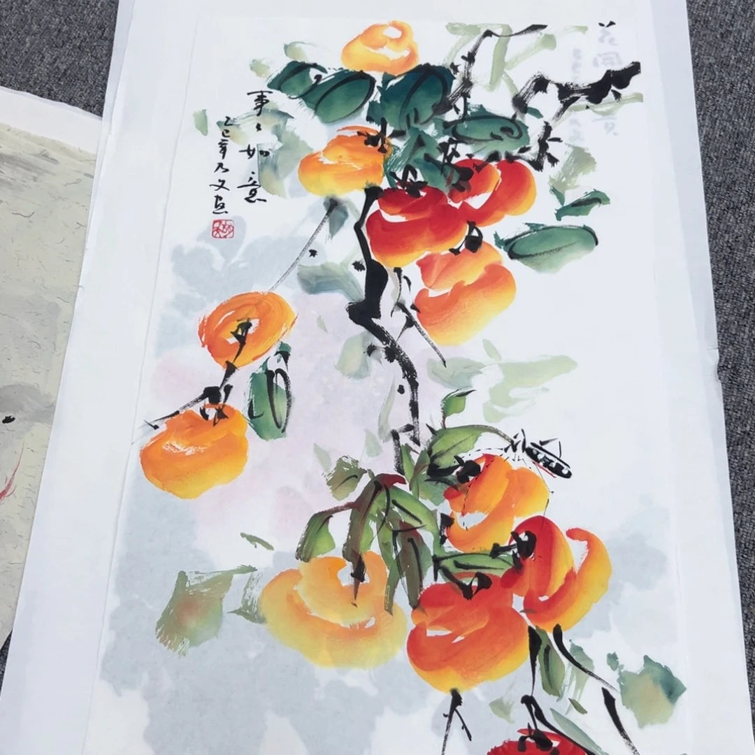 国画国画作品多次参加全国美展