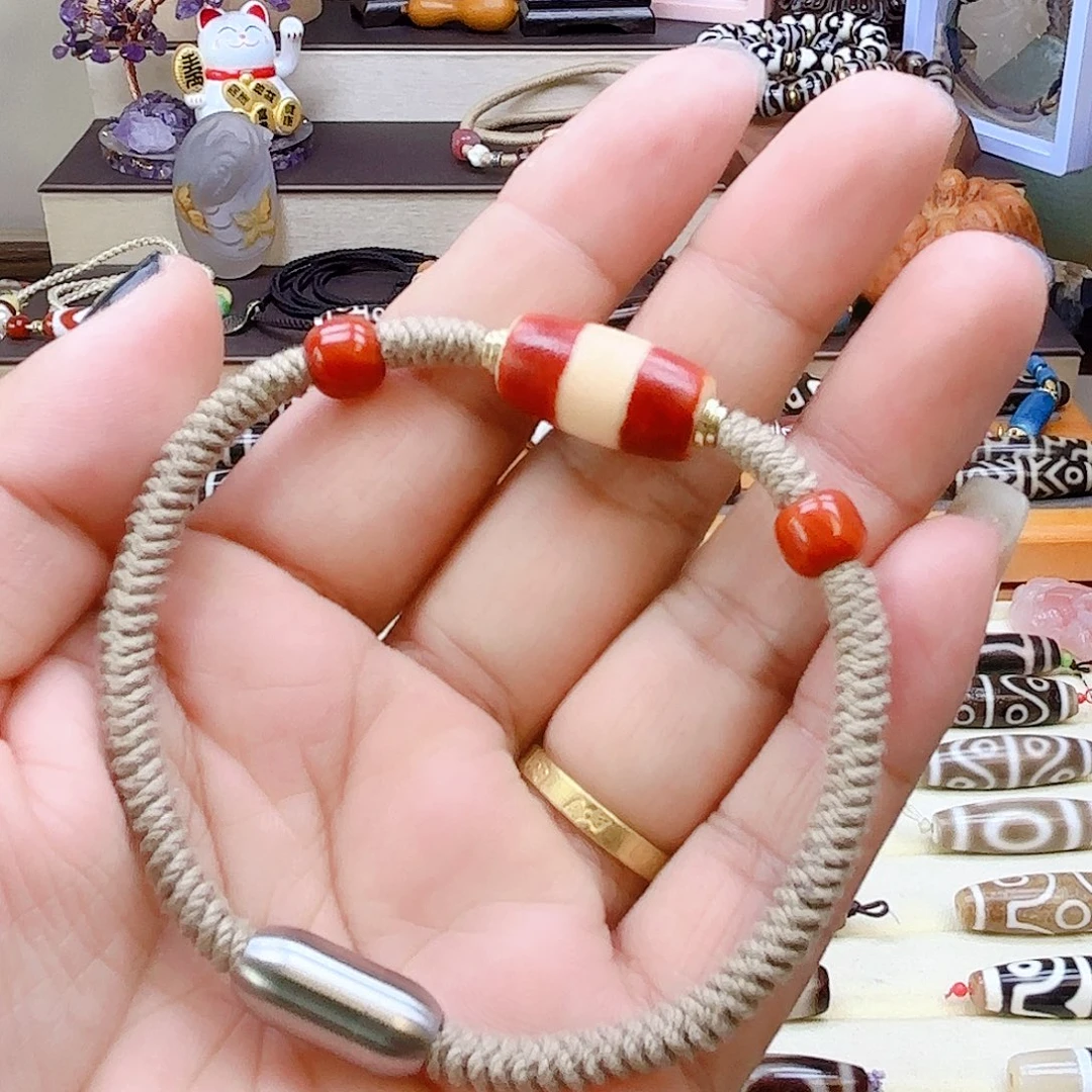 平***、玛瑙/玉髓合金颈饰