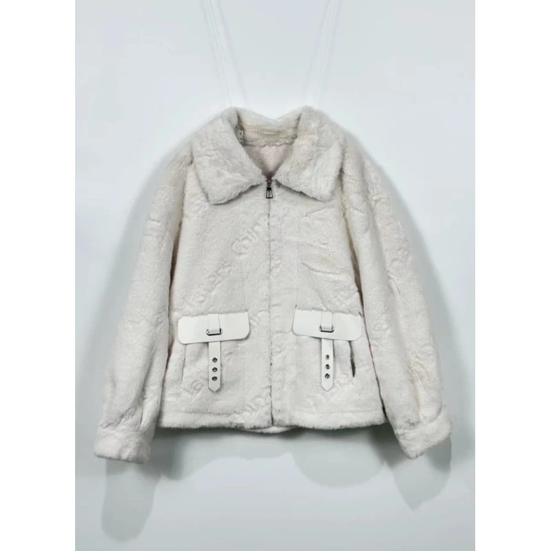 （慈城）0019毛毛外套短款外套女冬季保暖女装