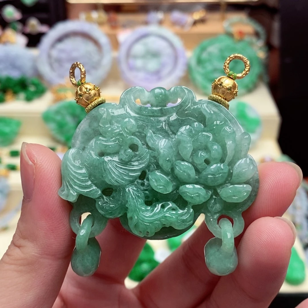颈饰未镶嵌翡翠翡翠吊坠