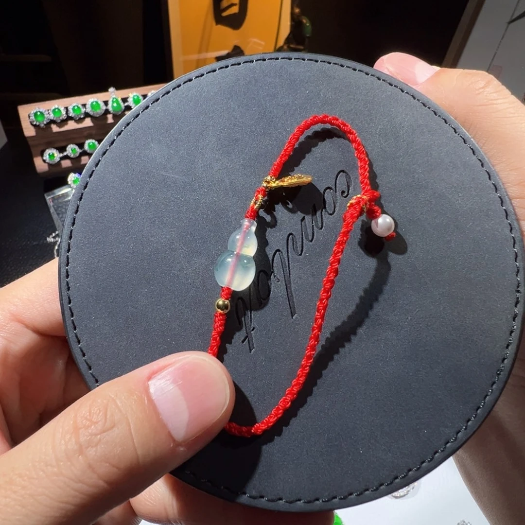 翡翠未镶嵌手绳福利翡翠小红绳