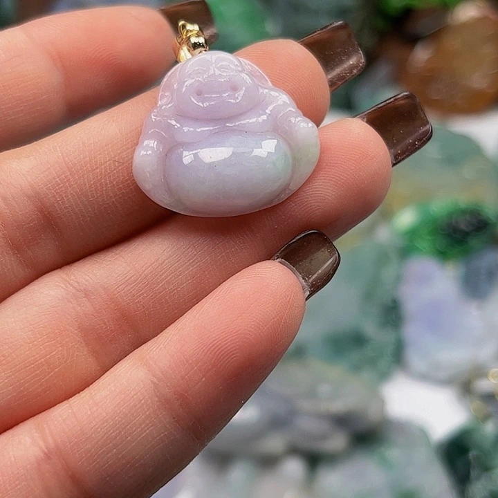 翡翠未镶嵌颈饰挂件