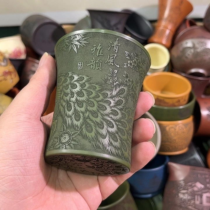 茶杯紫砂全手工紫砂主人杯