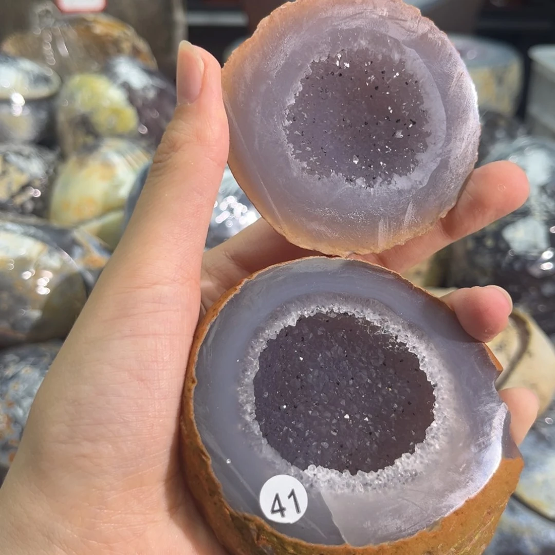 未镶嵌大型摆件（非配饰）紫晶稚*