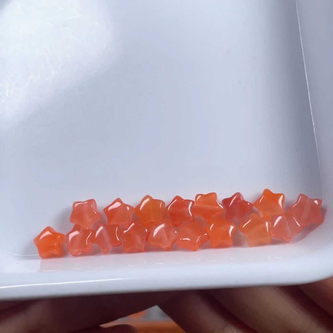 南红玛瑙小星星未镶嵌多样性发货拍一发一