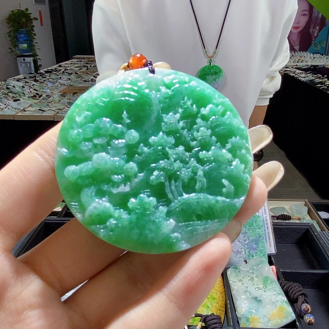 颈饰未镶嵌翡翠翡翠