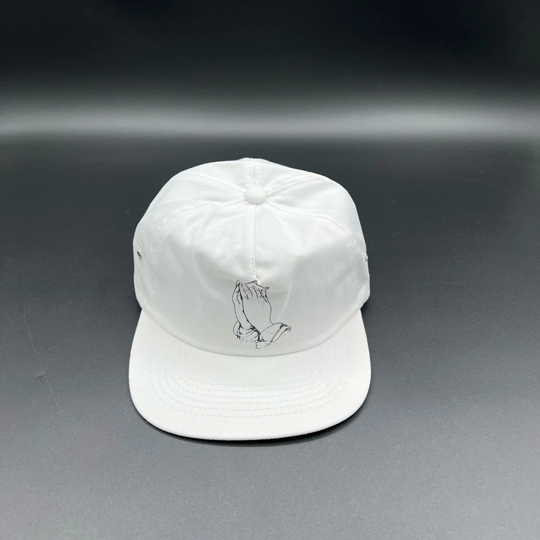 未使用 maje bc622 RIPNDIP 白色祈祷猫棒球帽 均码 014312