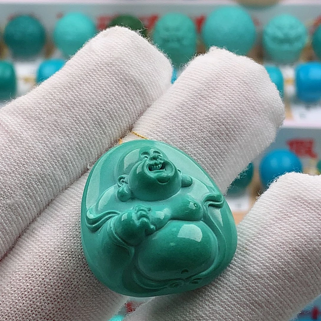 未镶嵌绿松石珠宝奇石