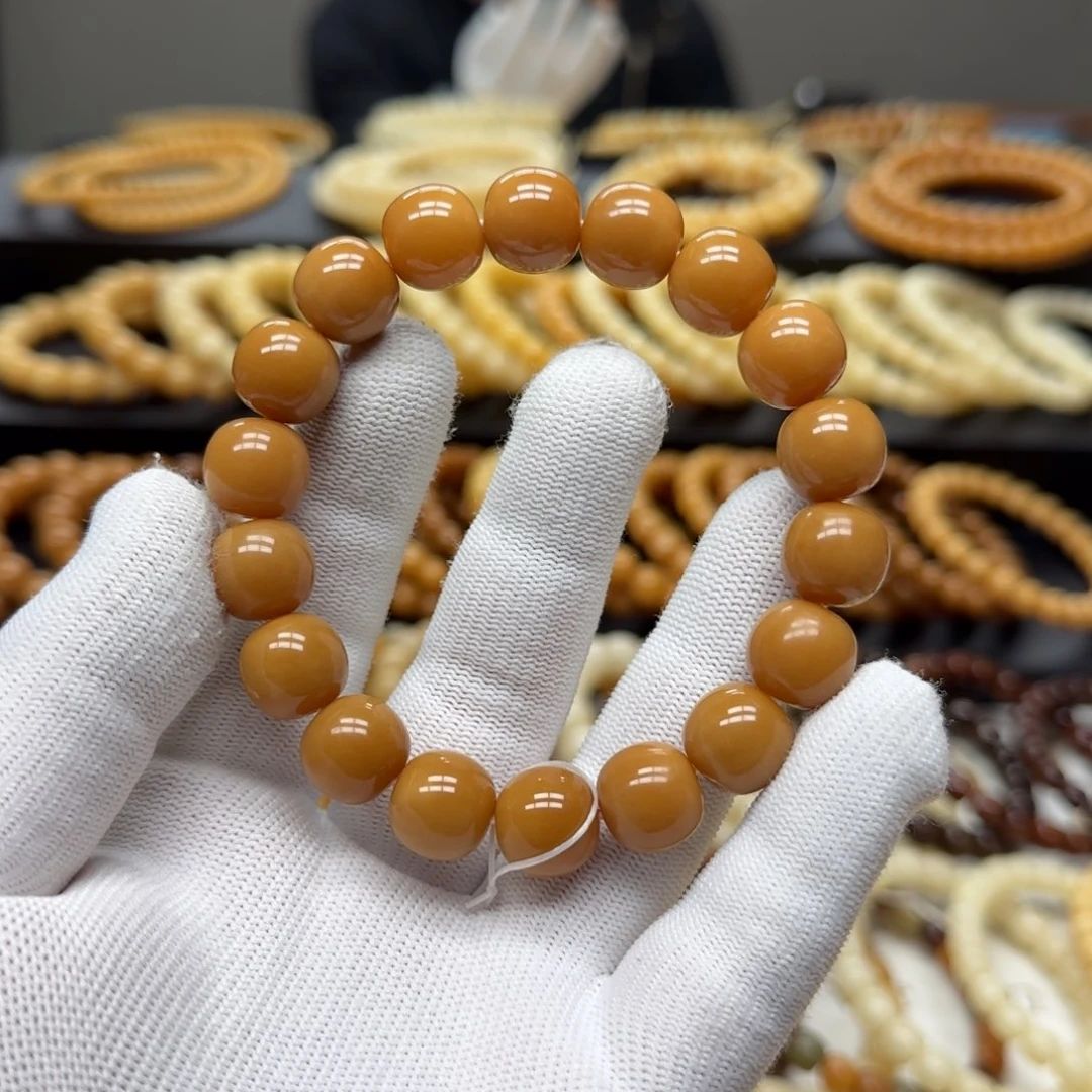 菩提根/象牙果手串卡13 珑珠 11年 精工