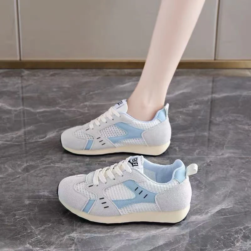 58-2女士透气网面时尚休闲阿甘鞋