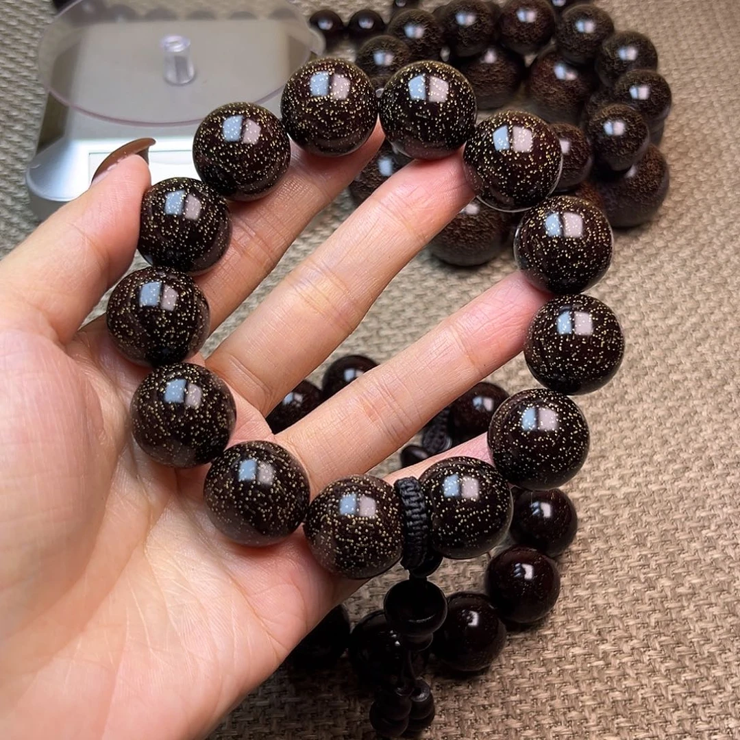 檀香紫檀（小叶紫檀）1.8 13颗爆星