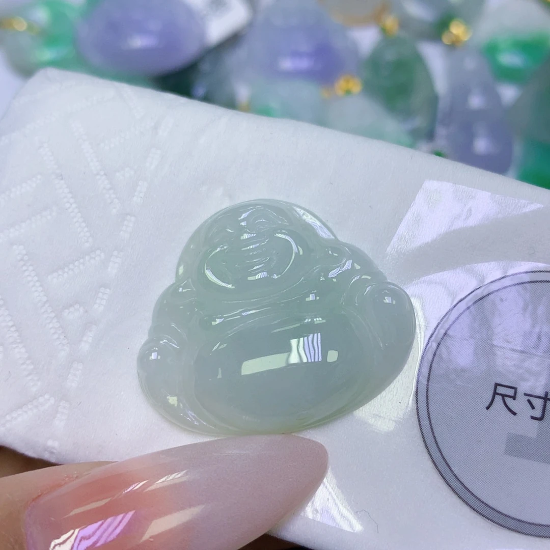 翡翠未镶嵌颈饰天然缅甸翡翠a货百元以上9元证书费自理
