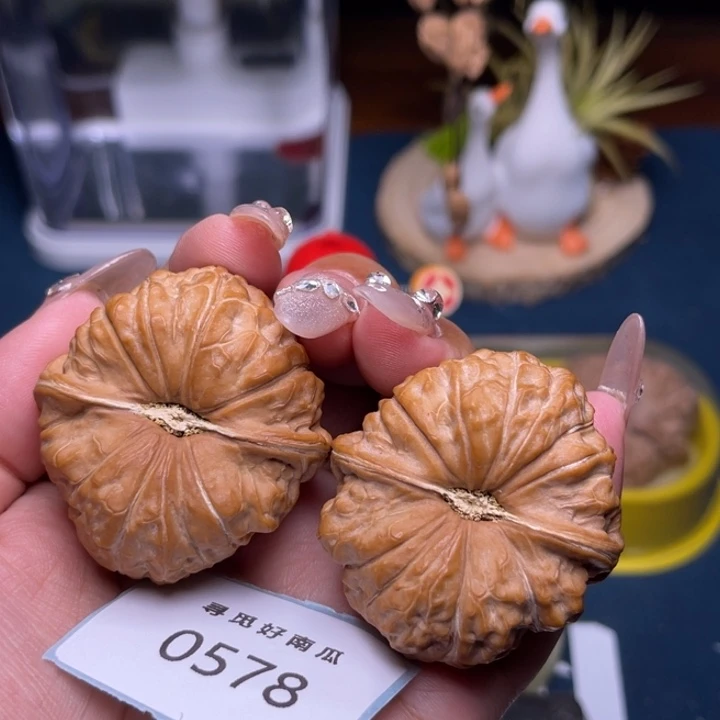 文玩核桃把件南瓜墩43-0578