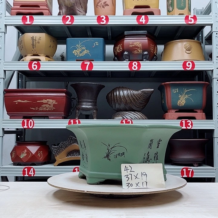 紫砂花盆紫砂花盆