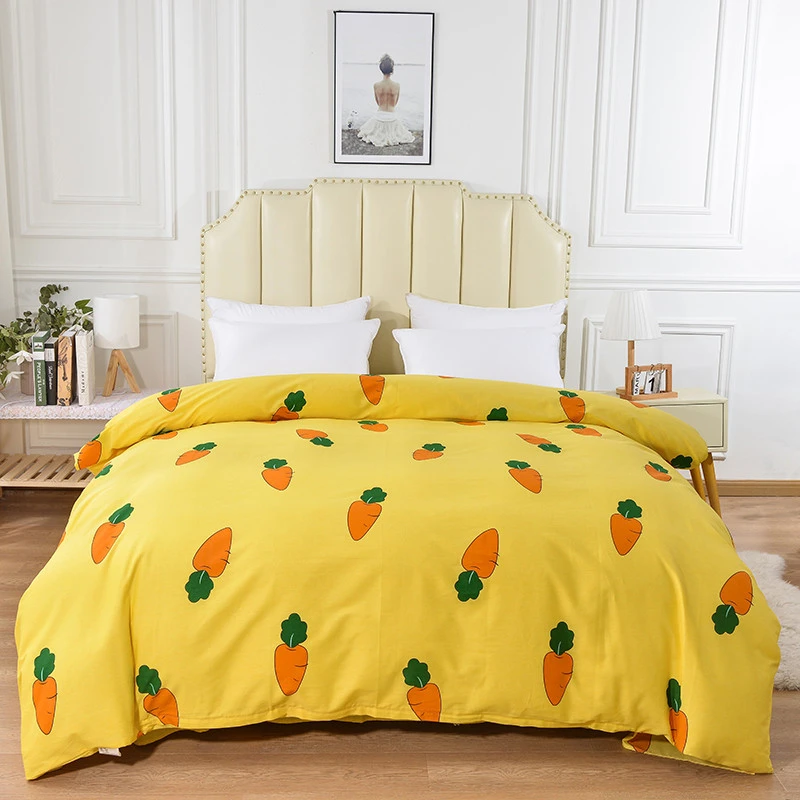 卡通纯棉斜纹单人双人被套全棉被罩学生宿舍加厚单件被套100棉