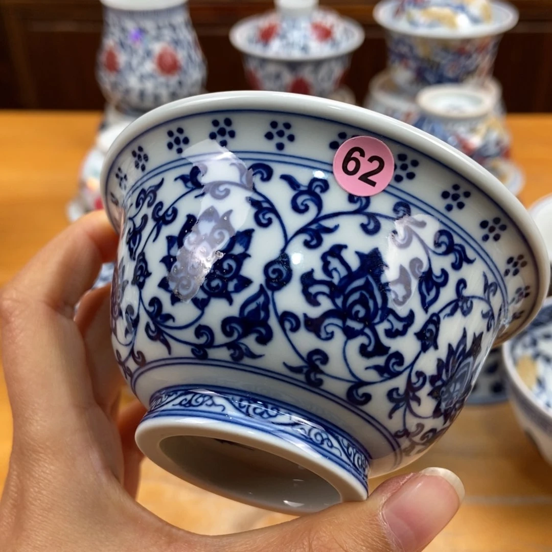 手绘现代茶具非古董