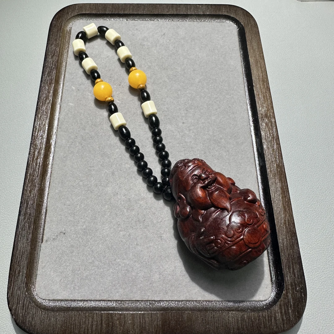 非金属珐琅吊坠 精雕财财车载挂件 B182