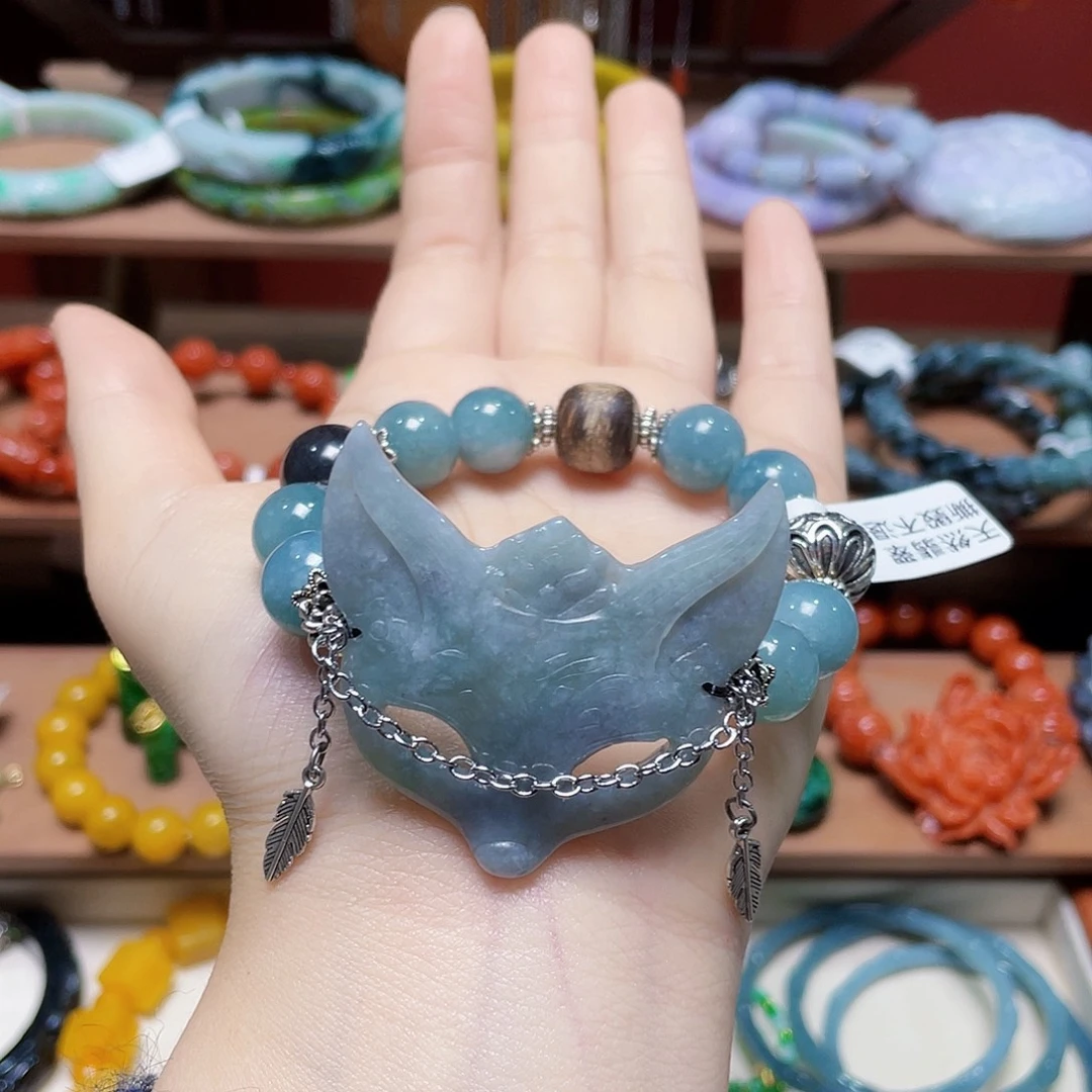 翡翠未镶嵌手链饰品