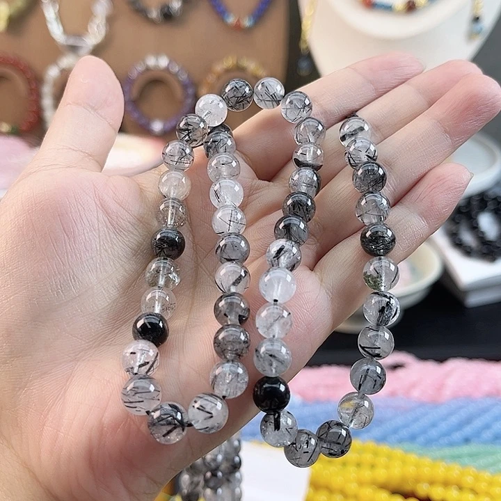 玛瑙/玉髓手链合金S 3