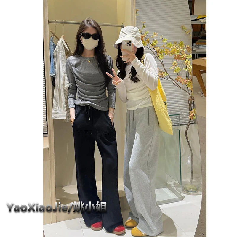 姚小姐【松弛空气感】太爱了这裤子 基础百搭直筒显瘦软糯休闲长裤