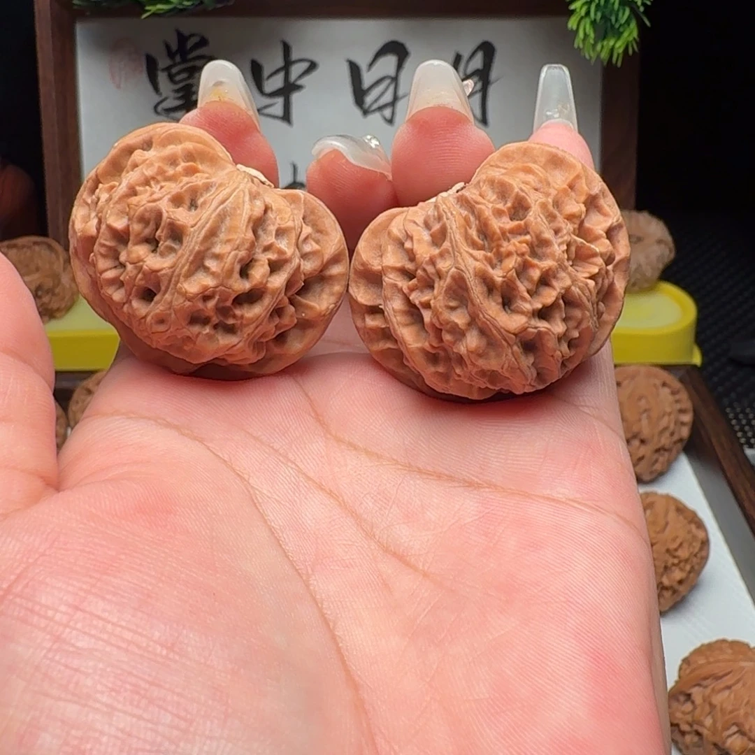 吊坠文玩核桃全品无修白茬宫灯39尺