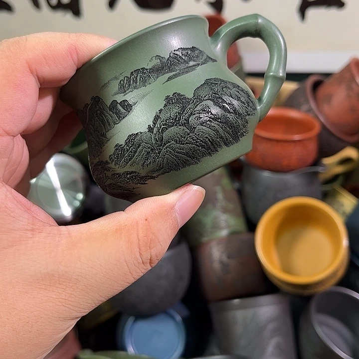 茶杯紫砂全手工紫砂主人杯