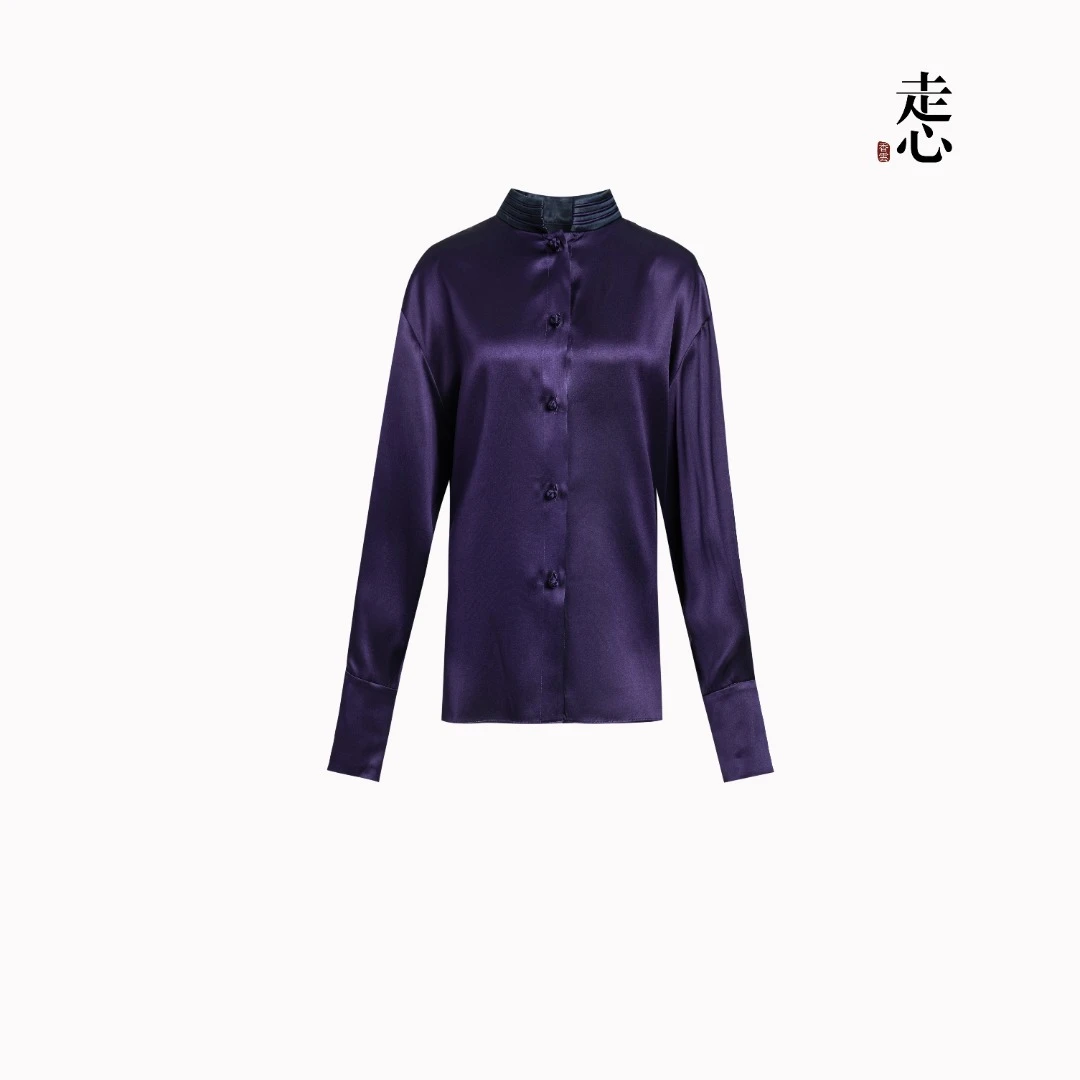 【香云走心】野葡萄紫 衬衫25Z25112189