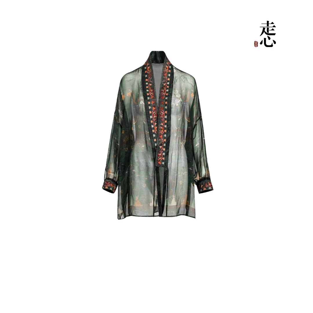 【走心非遗】九色鹿袈裟上衣24ZX8005