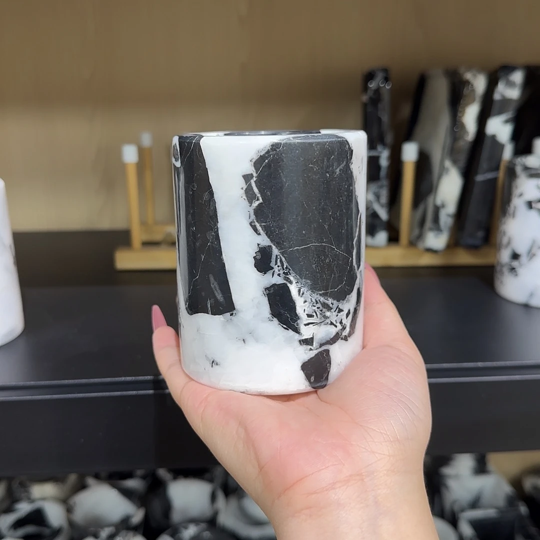 石材小***全宝黑棉签罐