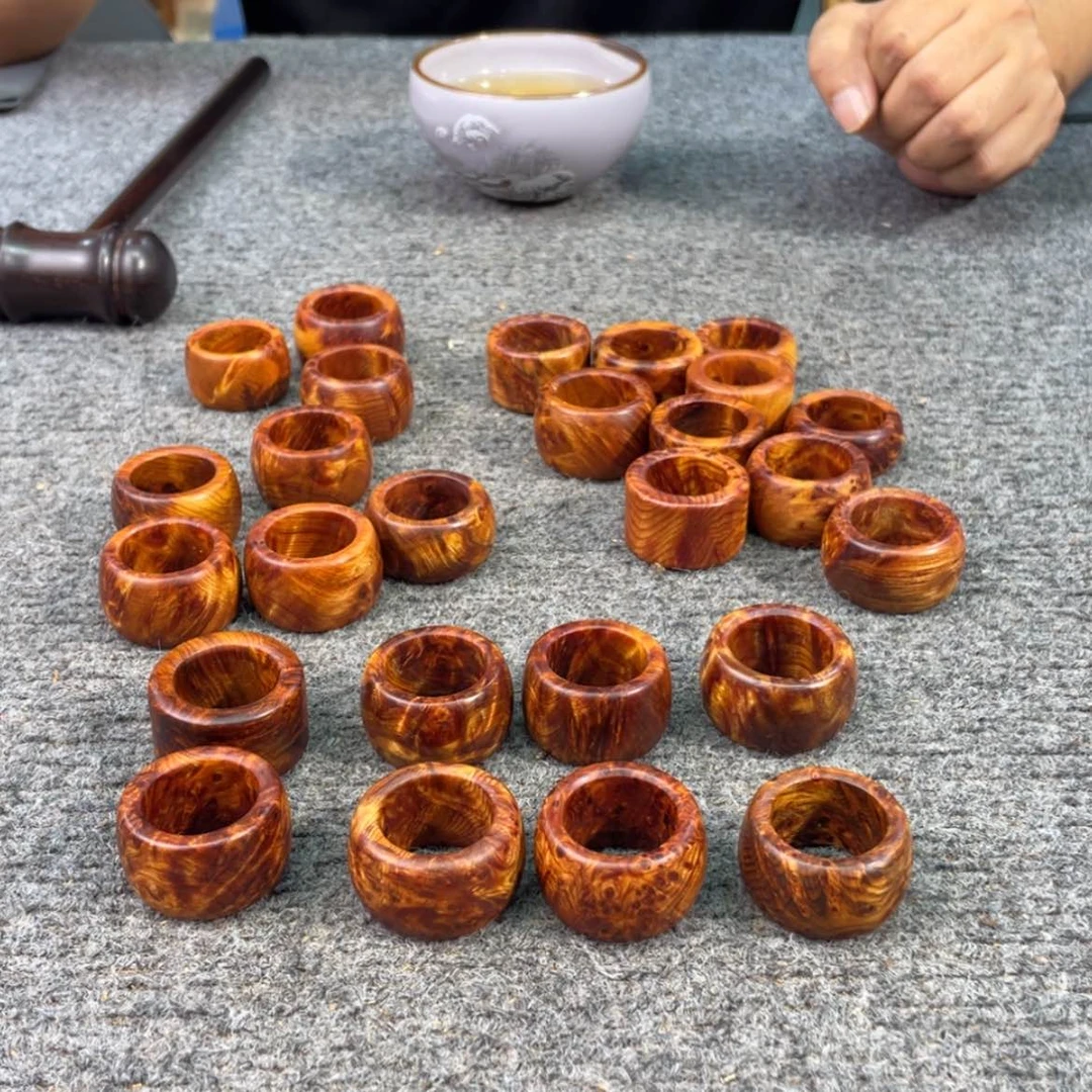 【闪购商品】柏木（崖柏）崖柏，爆瘤，纯手工扳指，到手一个