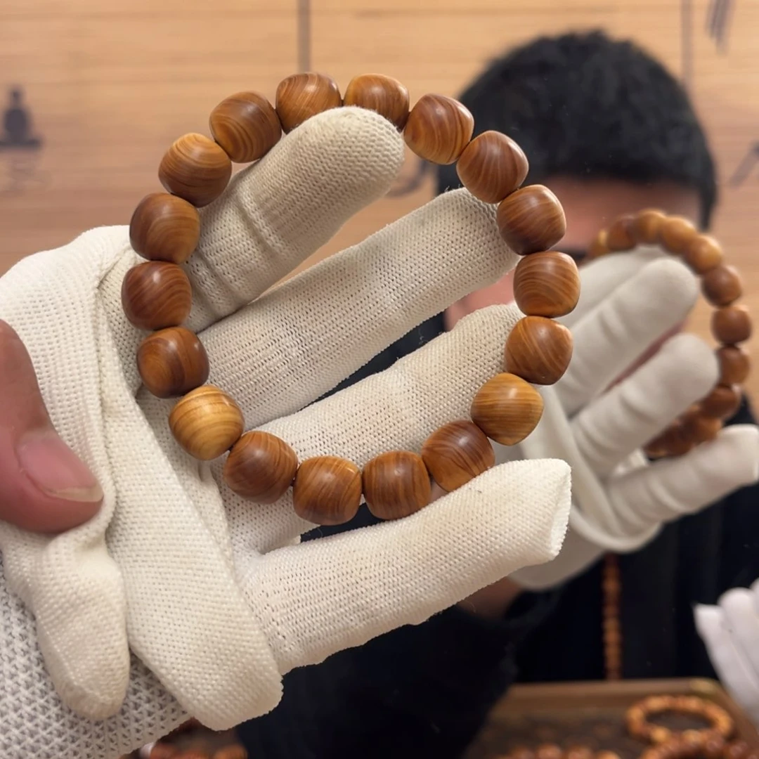 柏木（崖柏）手串/手链12老形黑油板根料药香味