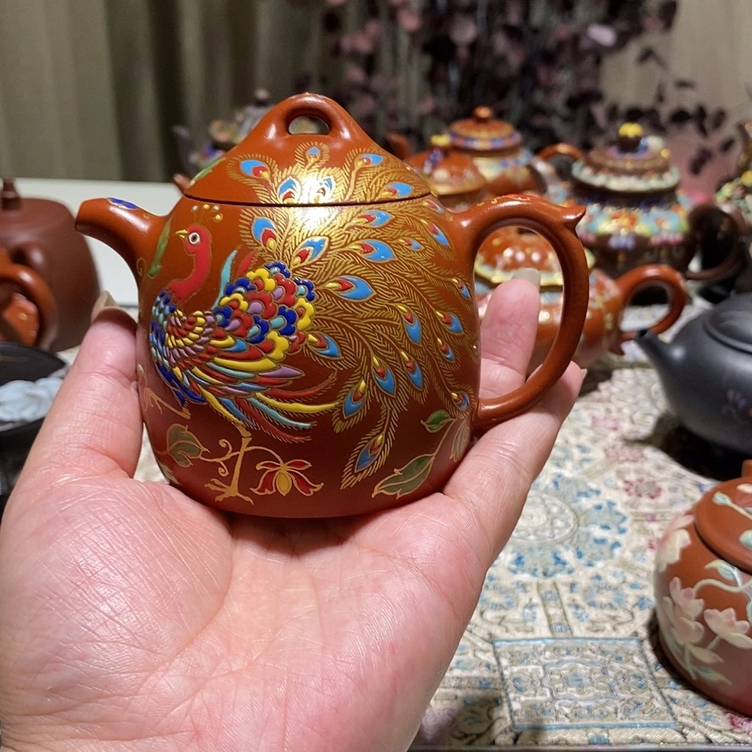 蝴****紫砂茶壶宜兴紫砂壶