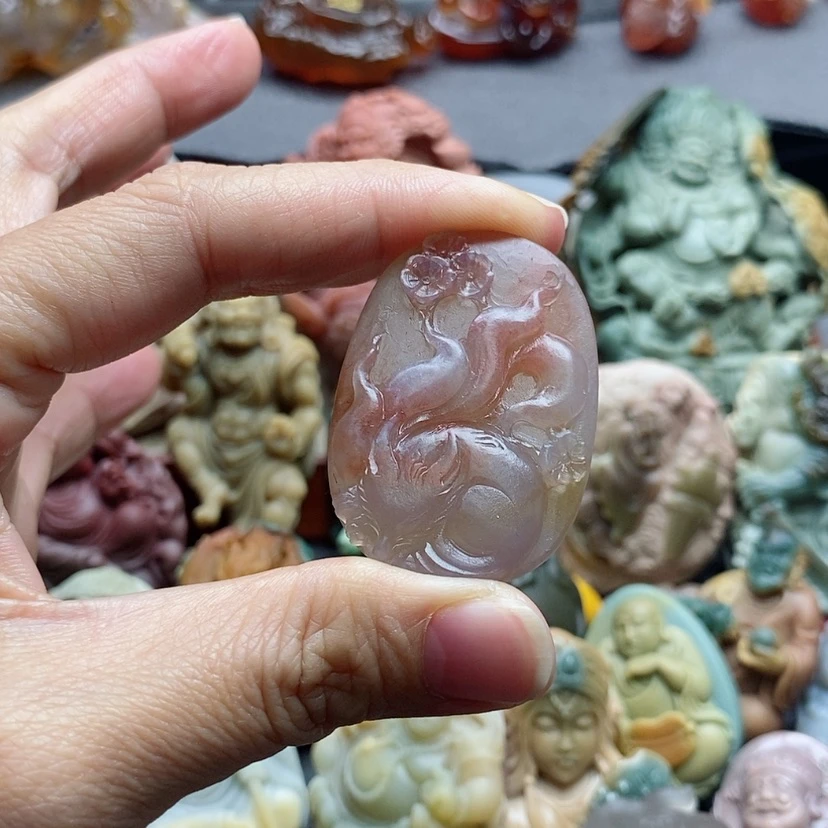 【闪购商品】未镶嵌吊坠定制玛瑙