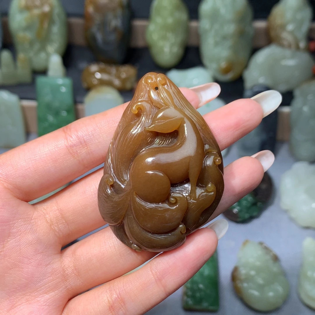 颈饰未镶嵌和田玉