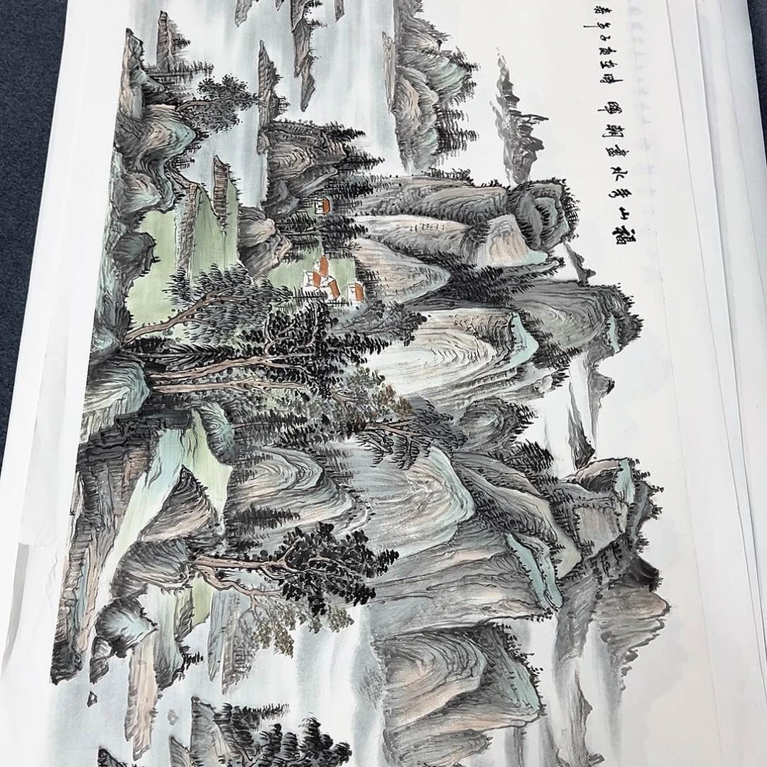 国画宣纸国画纯手绘作品