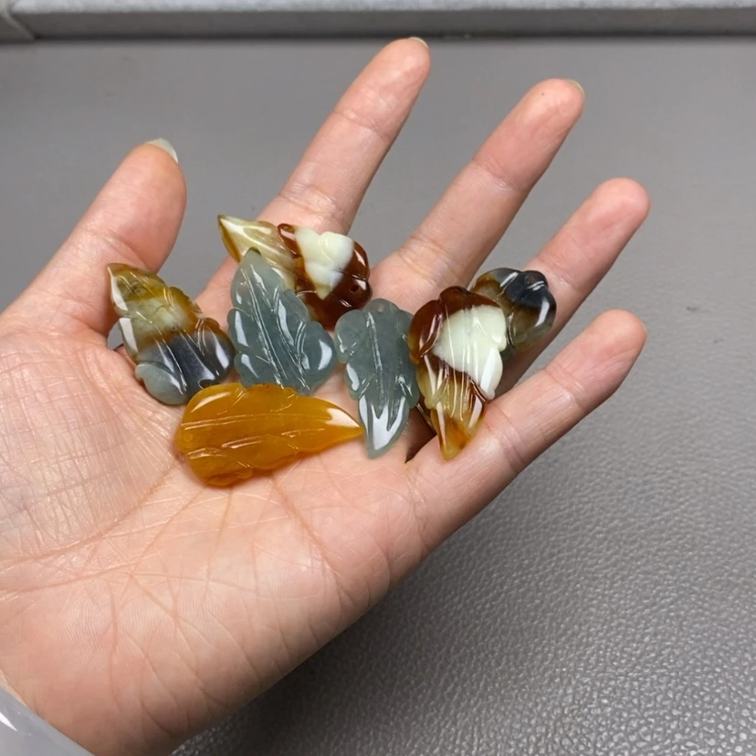 【闪购商品】未镶嵌蛇纹石玉挂件耳饰耳环项链猫**令