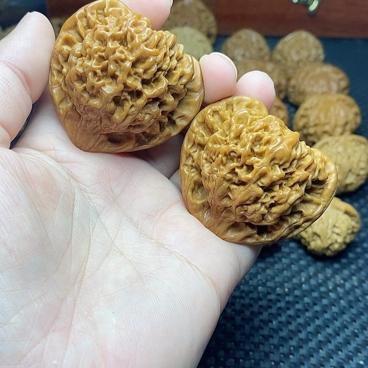 文玩核桃把件50官帽