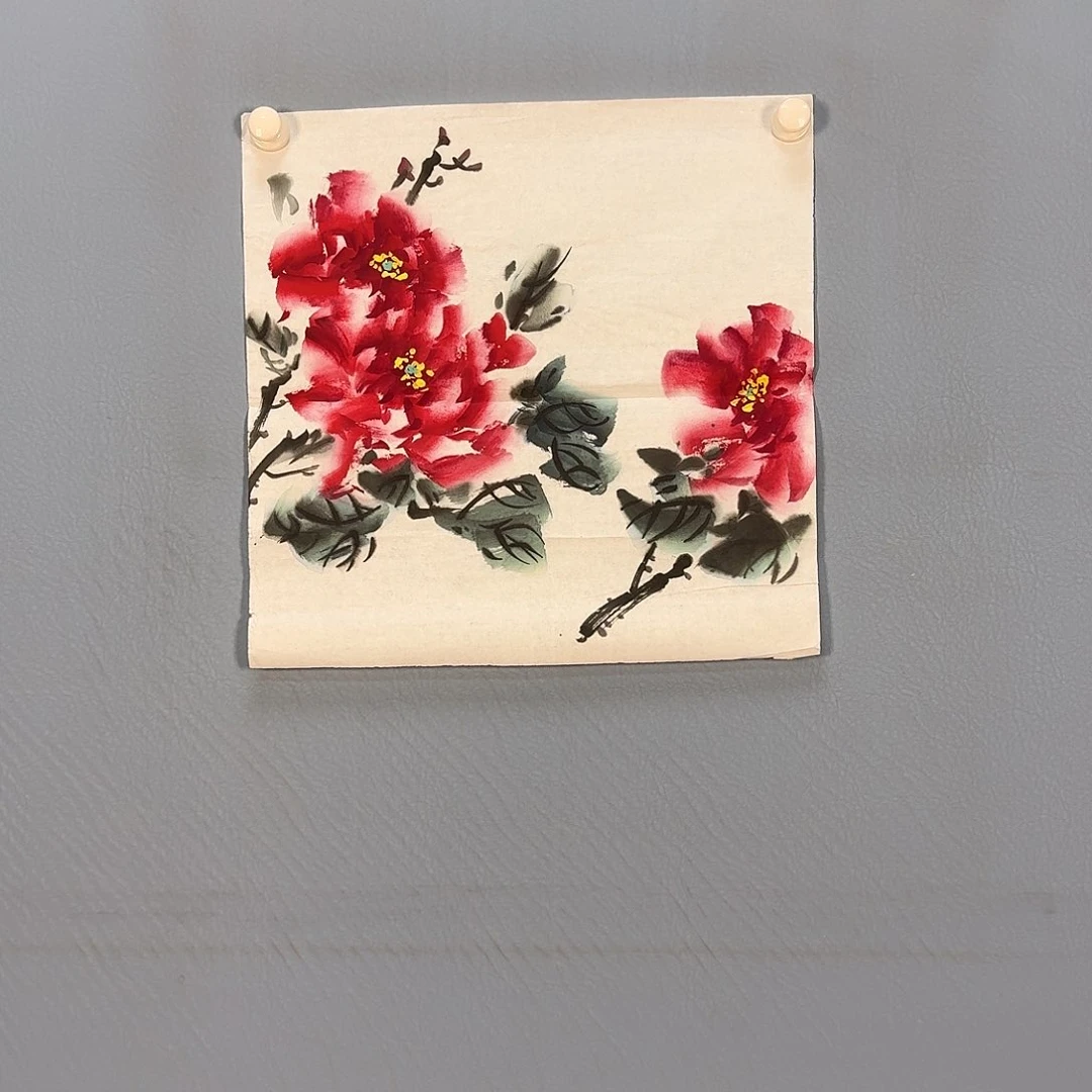 国画658 牡丹花盛开时节