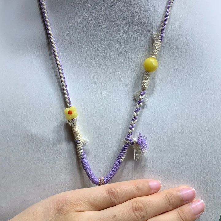 蜜蜡未镶嵌颈饰挂绳