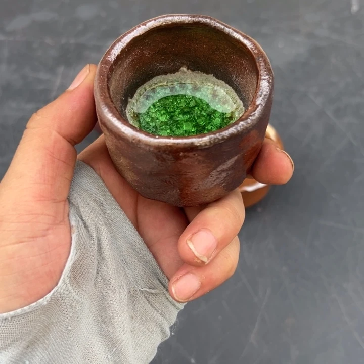 柴烧茶具陶瓷杯子