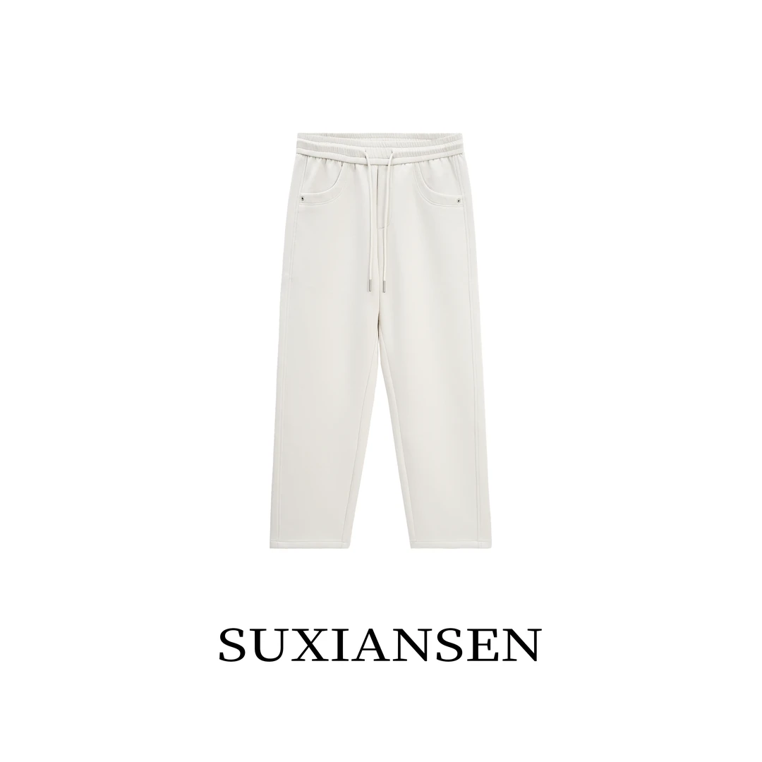 【大头叔叔】秋季新款港式休闲简约百搭直筒裤DDK8268