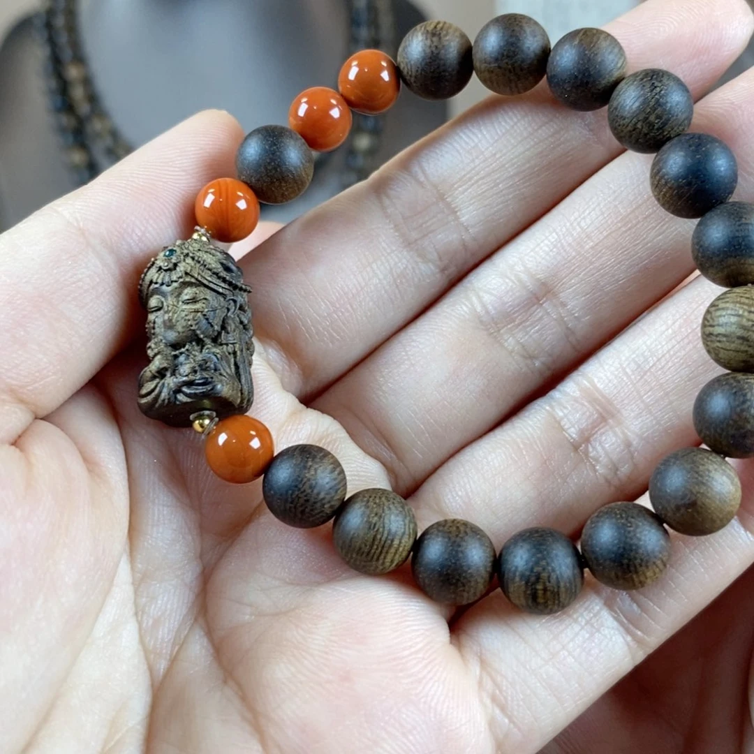 沉香手串达拉干卡8mm单圈