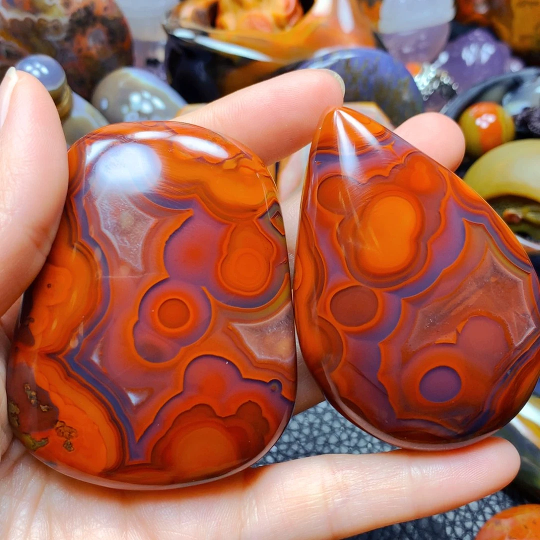 玛瑙/玉髓手把1未镶嵌一***身